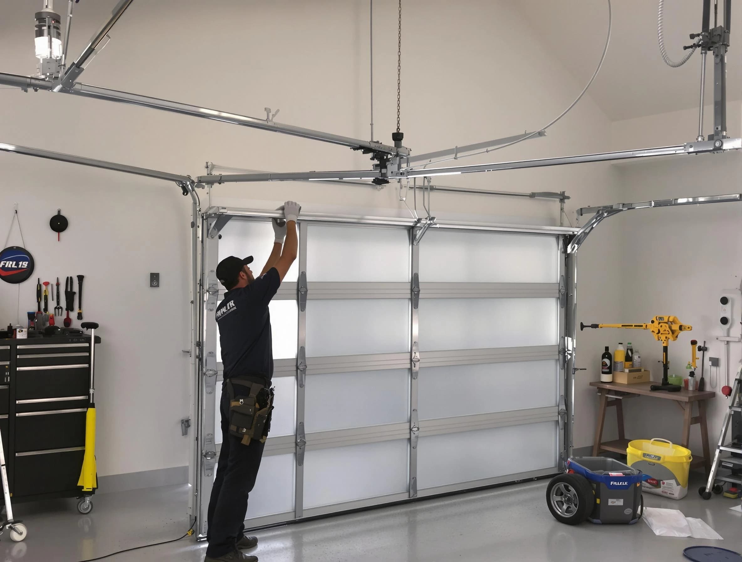 Concord Garage Door Repair certified team performing precision garage door installation in Concord