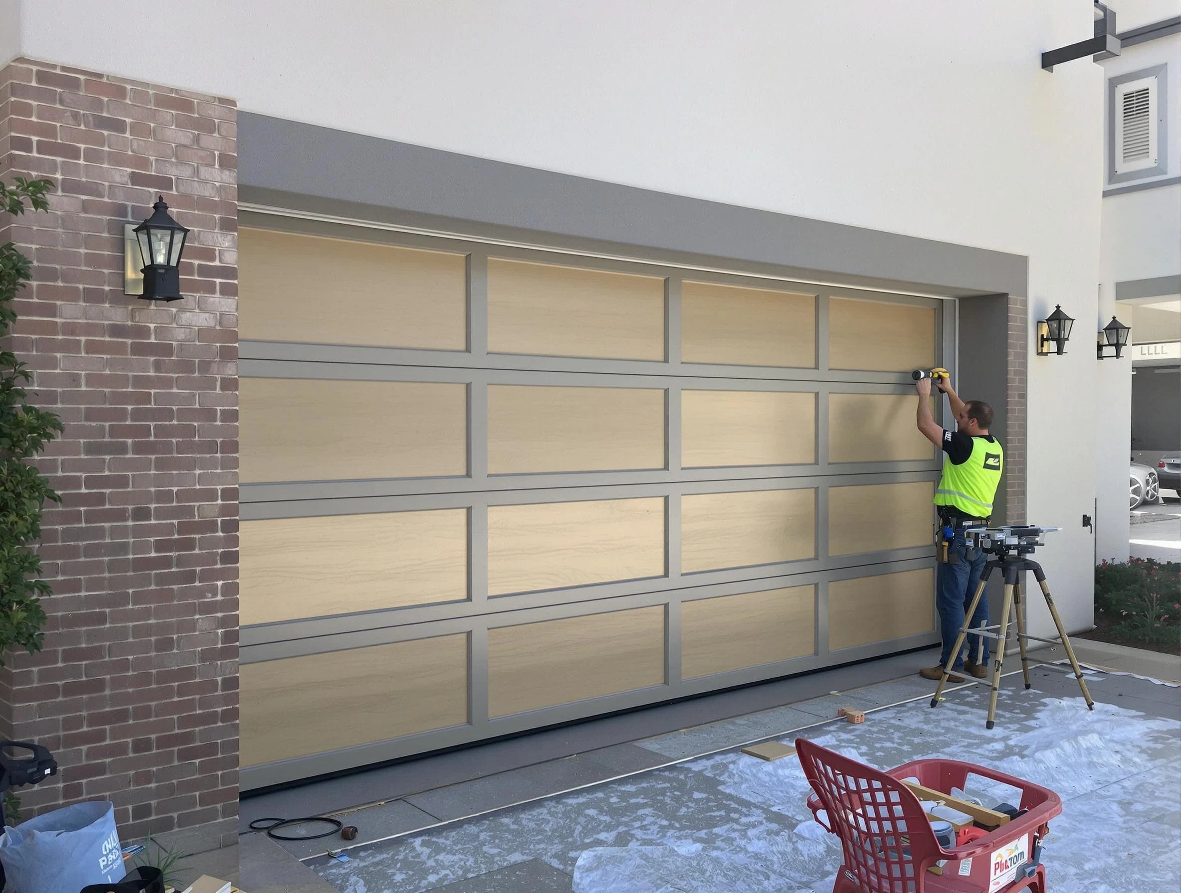 Garage door replacement service by Concord Garage Door Repair in Concord