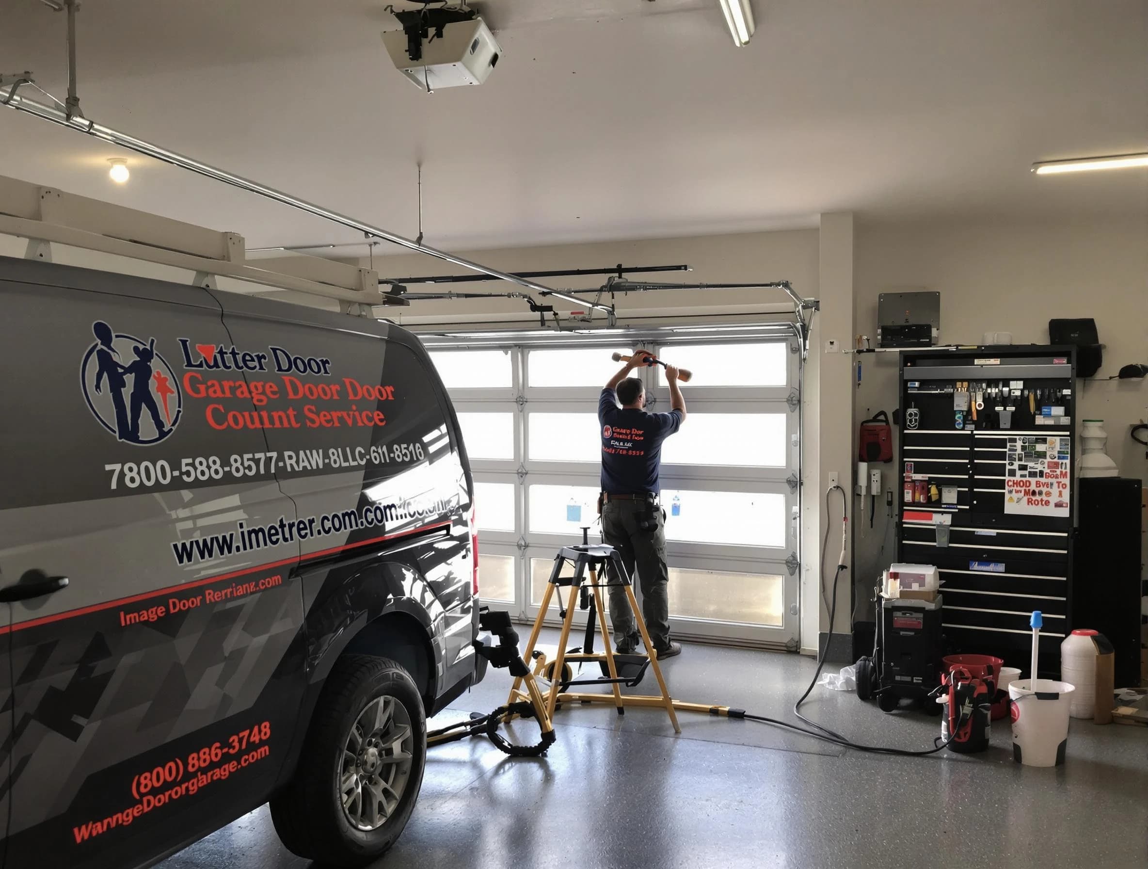 Concord Garage Door Repair rapid response team performing same-day repair in Concord