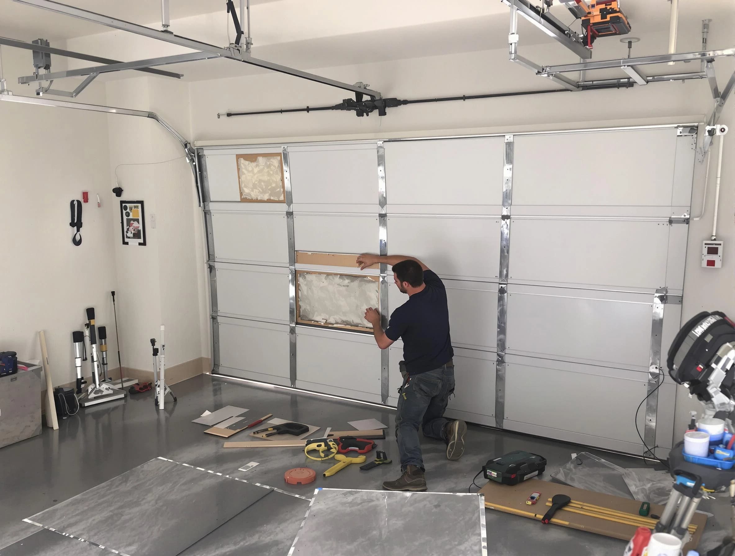 Garage Door Panel Repair in Concord